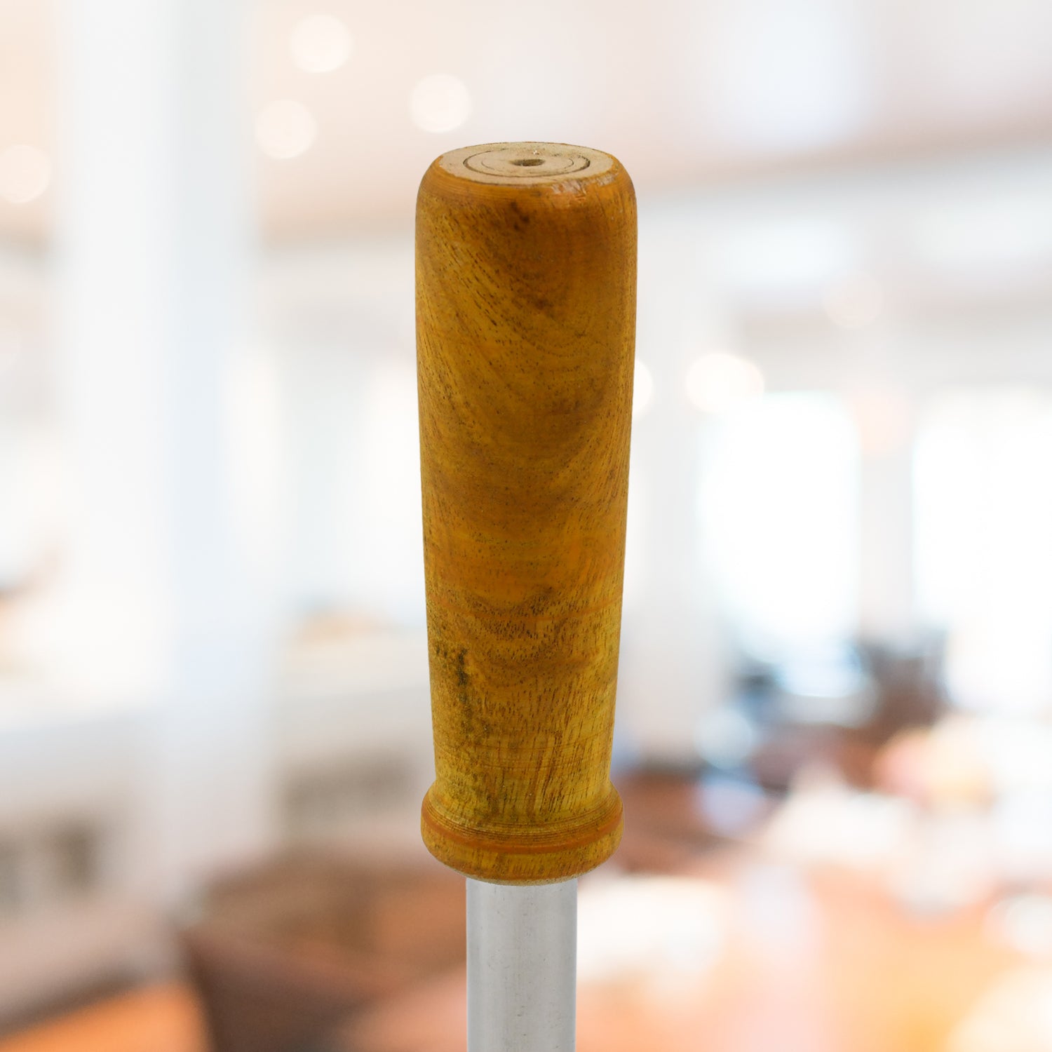 Perfectly smooth mashed potatoes prepared using the efficient vegetable masher.