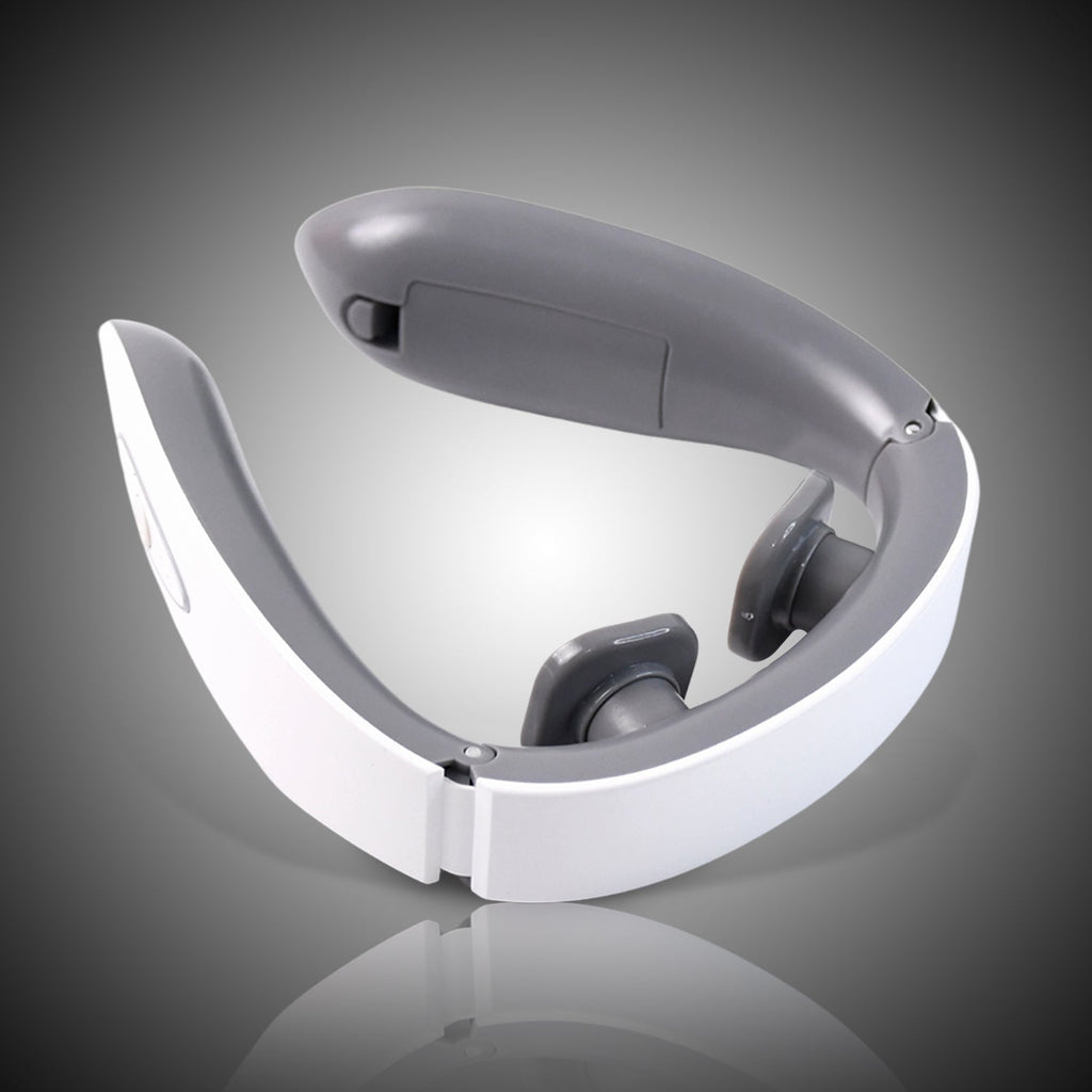 Close-up of the controls on the Electric Neck Massager, highlighting its multi-mode functionality.