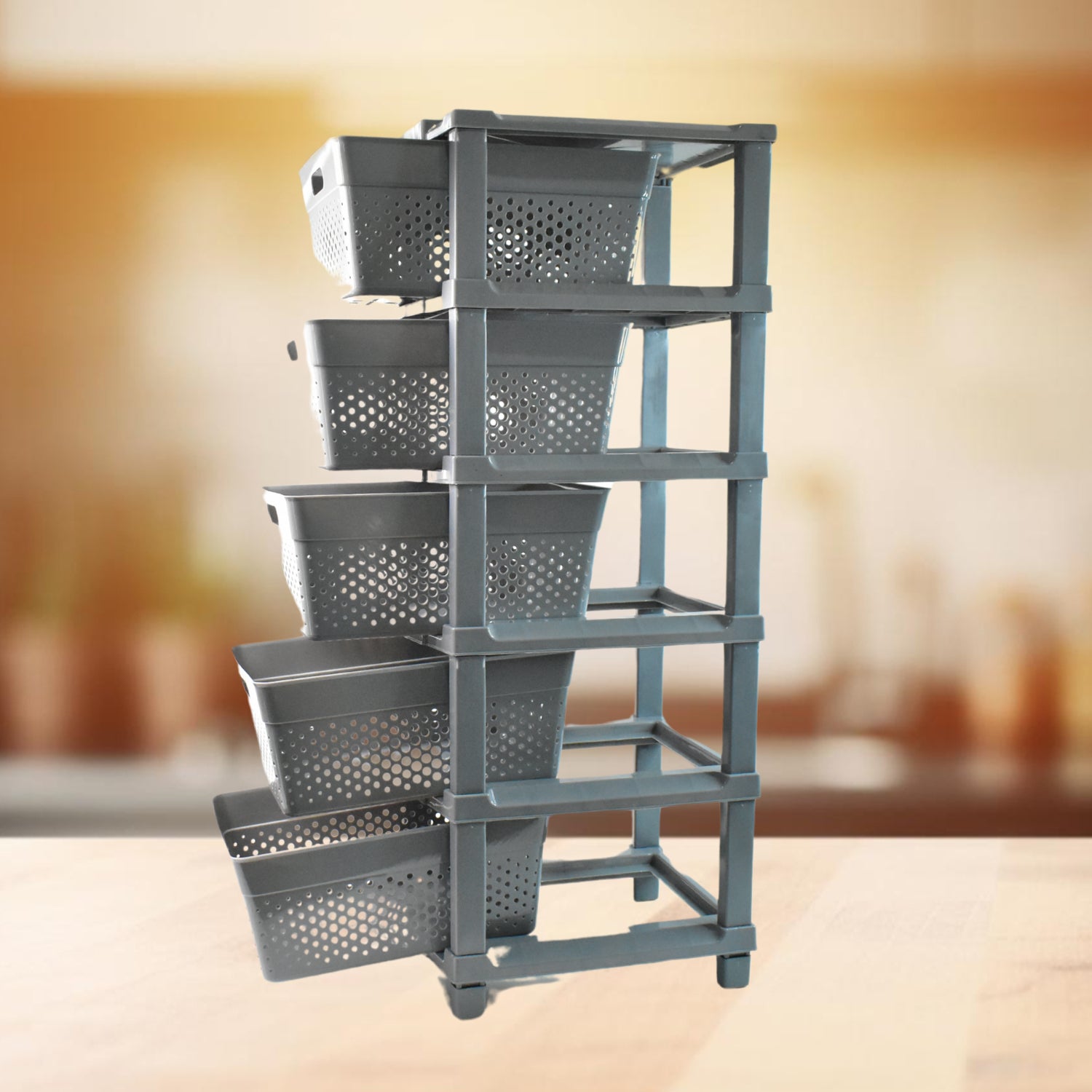 Dimensions of the 68x33 cm multi-purpose modular drawer storage unit for home use.