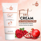 Packaging of deep nourishing foot cream for dry feet