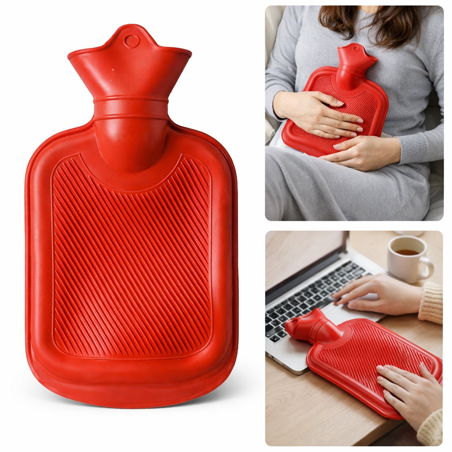 Compact hot water bag for portable heating and comfort during cold