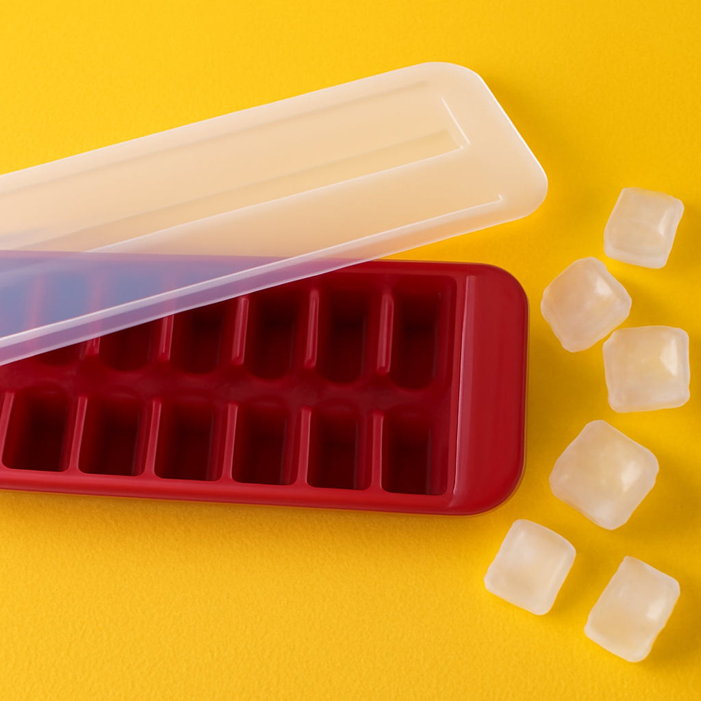 Ice Cube Tray with 2-in-1 Compartment – Leakproof & Durable Design