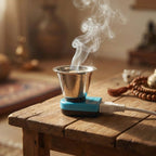 Compact QuickBurn Electric Kapoor Dani, showcasing its dimensions.