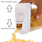 Stackable transparent airtight containers for organized kitchen storage