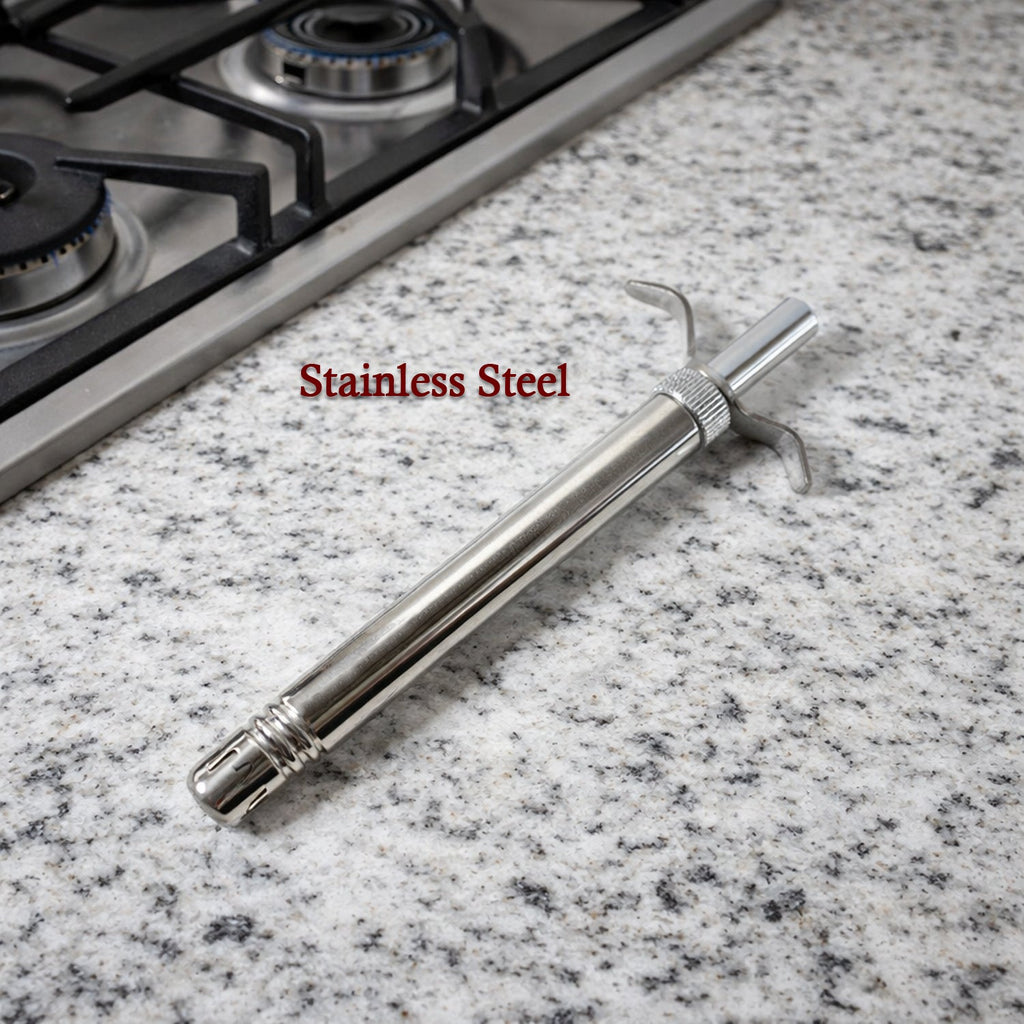 Ergonomic handle of stainless steel gas stove spark lighter for easy use