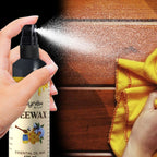 Protective finish applied with Shynex surface shine spray on wood surface.