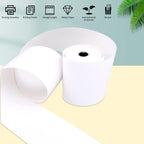 Direct thermal paper roll for efficient printing of shipping and inventory labels