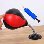 Portable desktop speed punching ball for stress relief