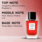 Side profile of Luxury Solace Eau De Parfum for women