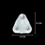 Velva Baby plug protector preventing access to an electrical outlet.