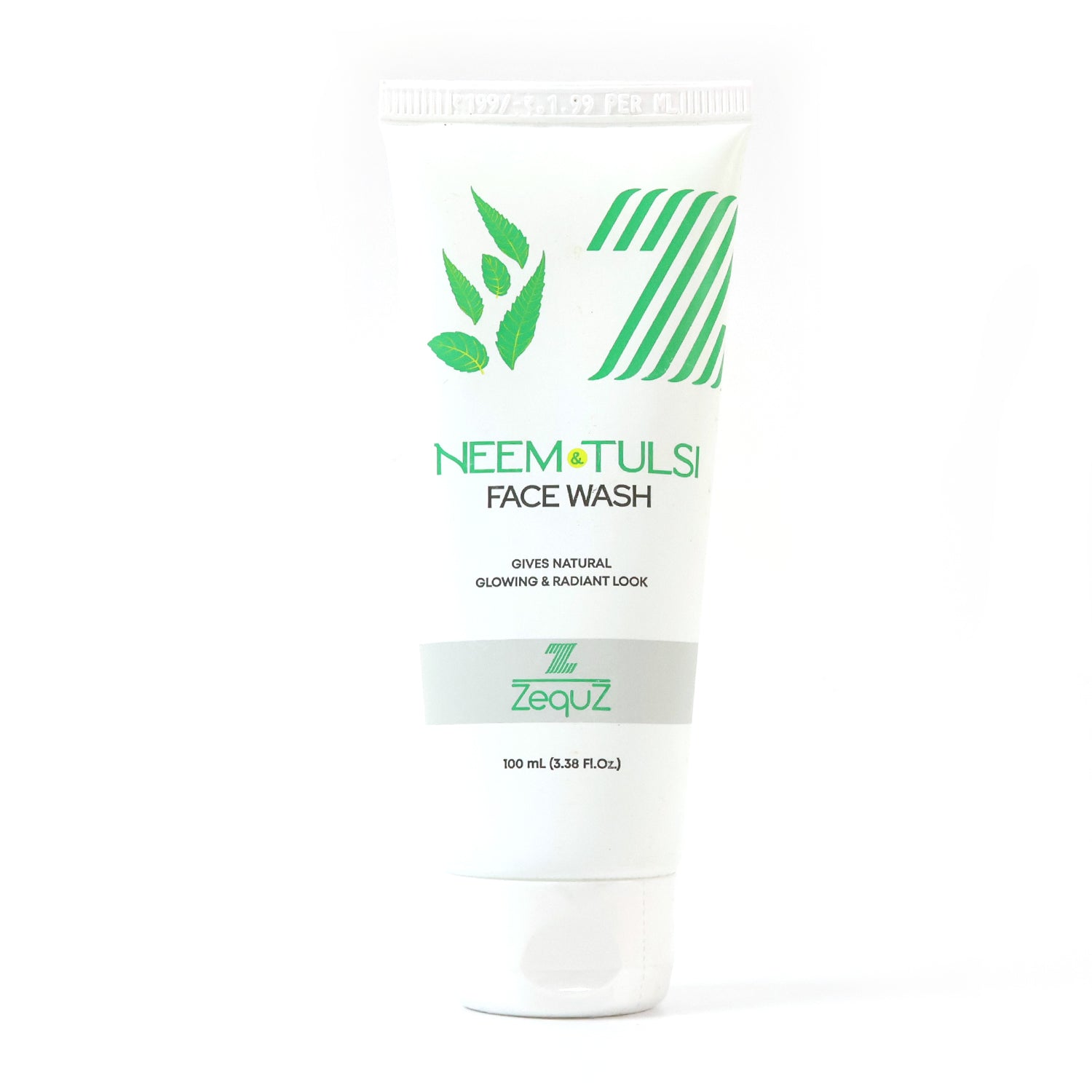 Zequz branded Neem & Tulsi Face Wash squeeze tube