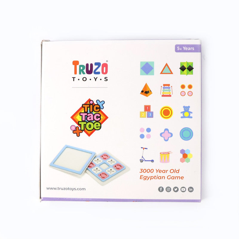 Tic Tac Toe puzzle game played indoors with family