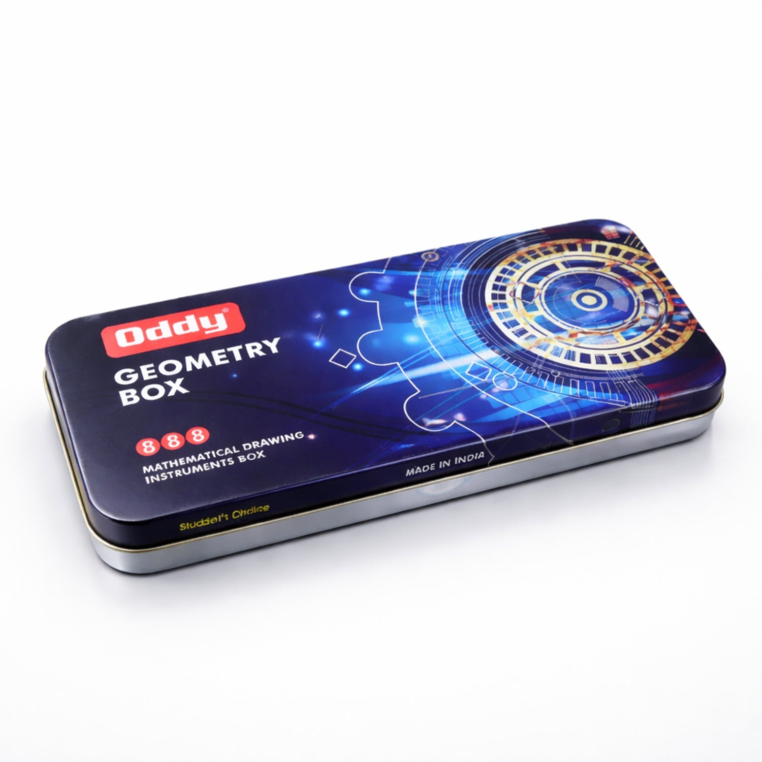 High quality geometry set with precision tools for students