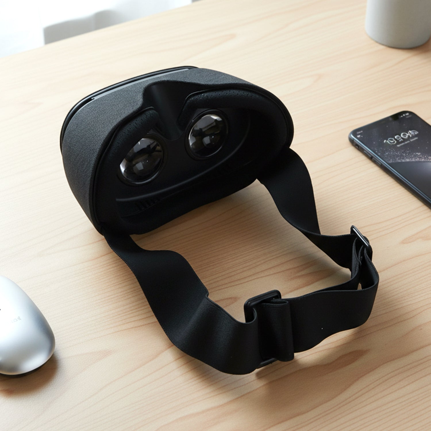 VR gaming headset cushion pad providing stable and breathable support