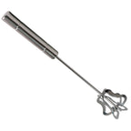 Compact and durable kitchen gadget made of stainless steel and plastic handle