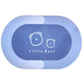Soft, absorbent bathroom carpet for safety