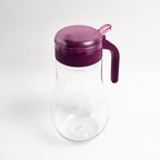 Drip-free oil and juice pourer bottle for kitchen use