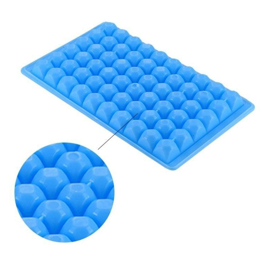 Close-up of the individual cavities of the 60-Cavity Ice Tray, highlighting its design.