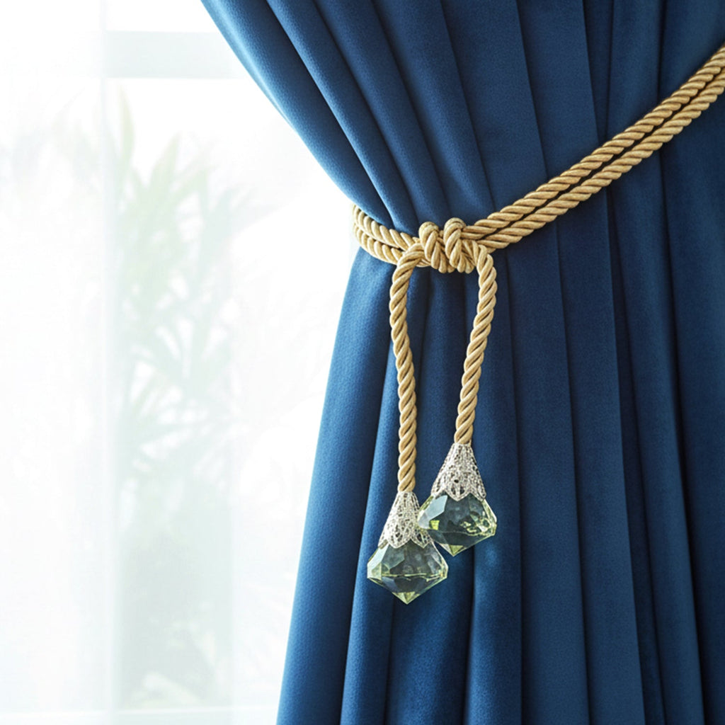 Traditional style curtain tassel tieback for elegant interiors
