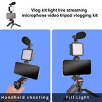 Compact Mobiléon vlogging kit with smartphone clip for stable video capture