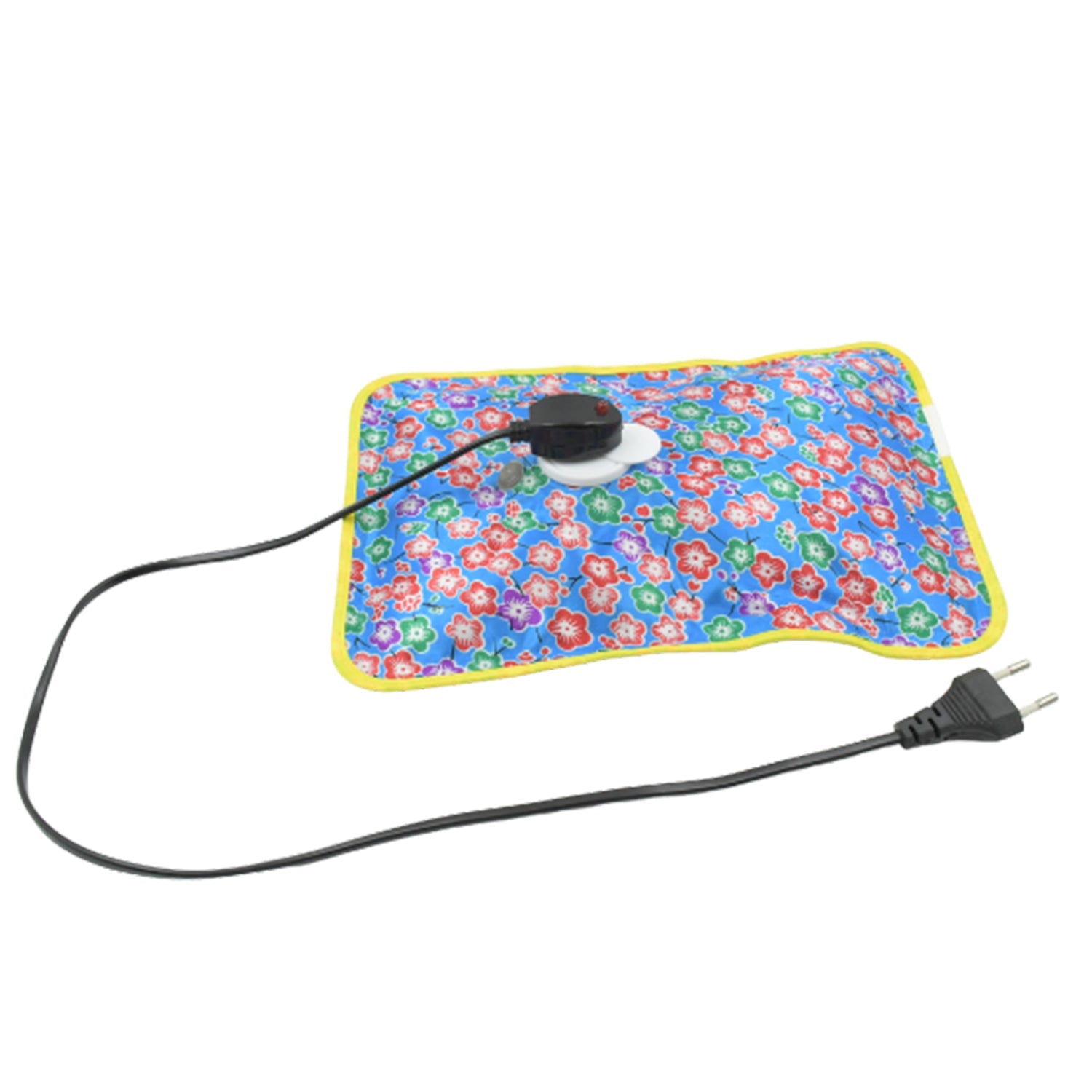 Close-up of the durable PVC fabric and sealed design of the electric hot water bag.