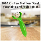 Reliable stainless steel peeler for peeling potatoes, apples, and other common produce.