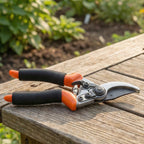Gardening pruning cutters and saw set for efficient garden maintenance