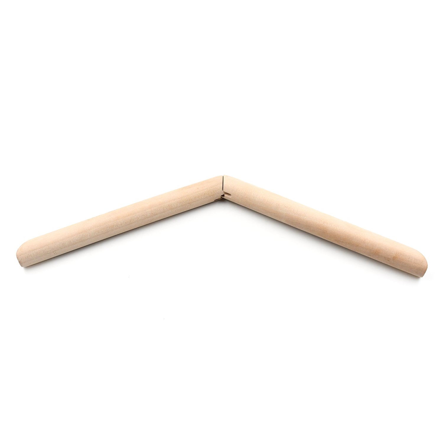 Stylish wooden clothes hanger designed for heavy coats and delicate garments.