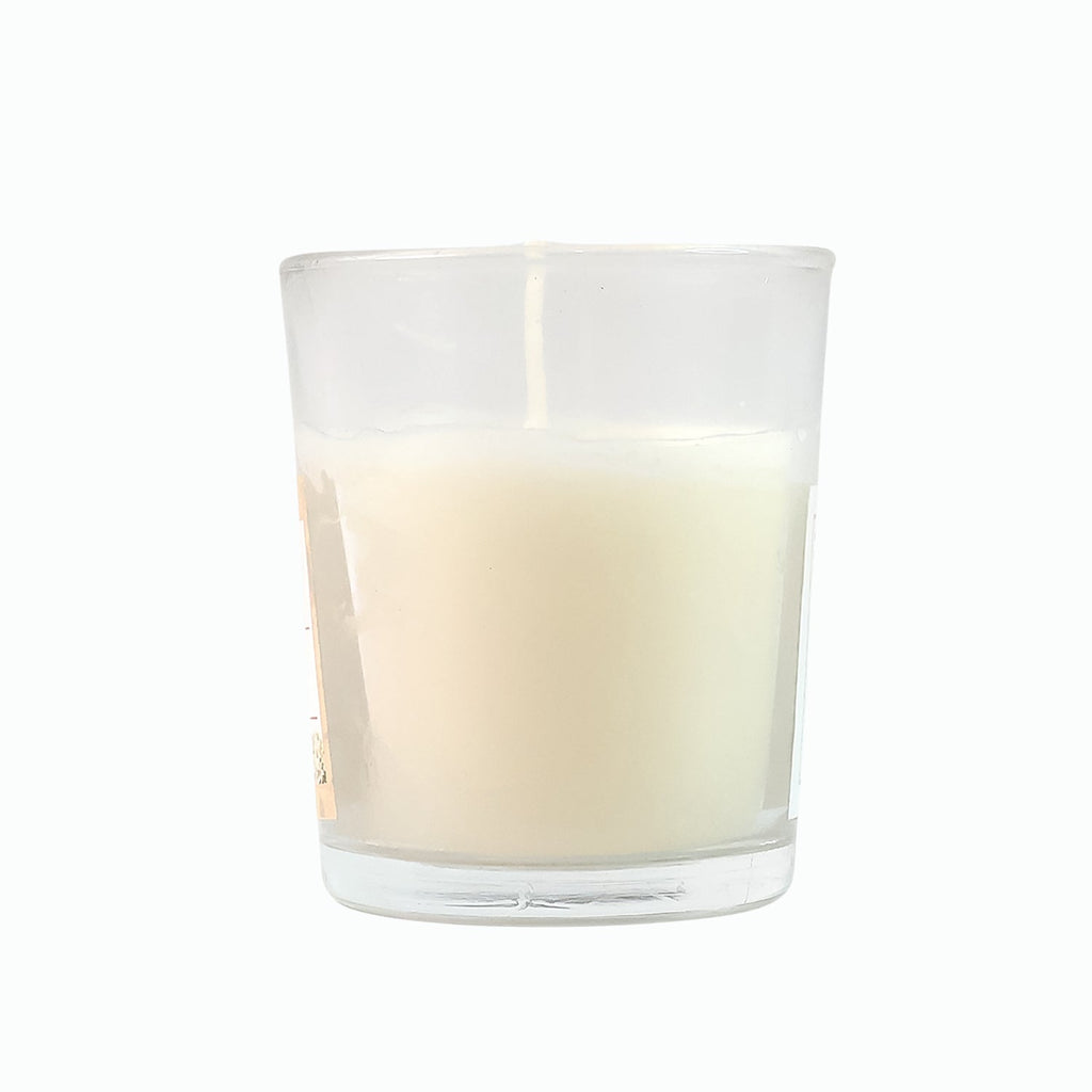A collection of Scented Votive Candles, showcasing their elegant glass design.