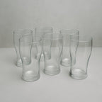 Vista quick pour pitcher glass set with clear, sturdy glasses