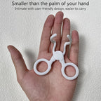 The contact lens tool displayed with its protective case for hygiene.