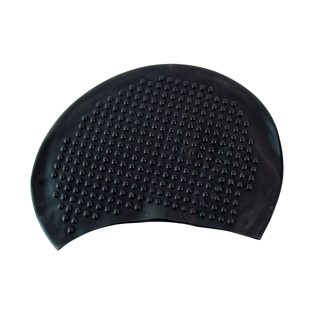 Packaging and silicone swimming cap product image