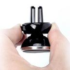 Magnetic car mobile stand with strong grip holding a smartphone securely