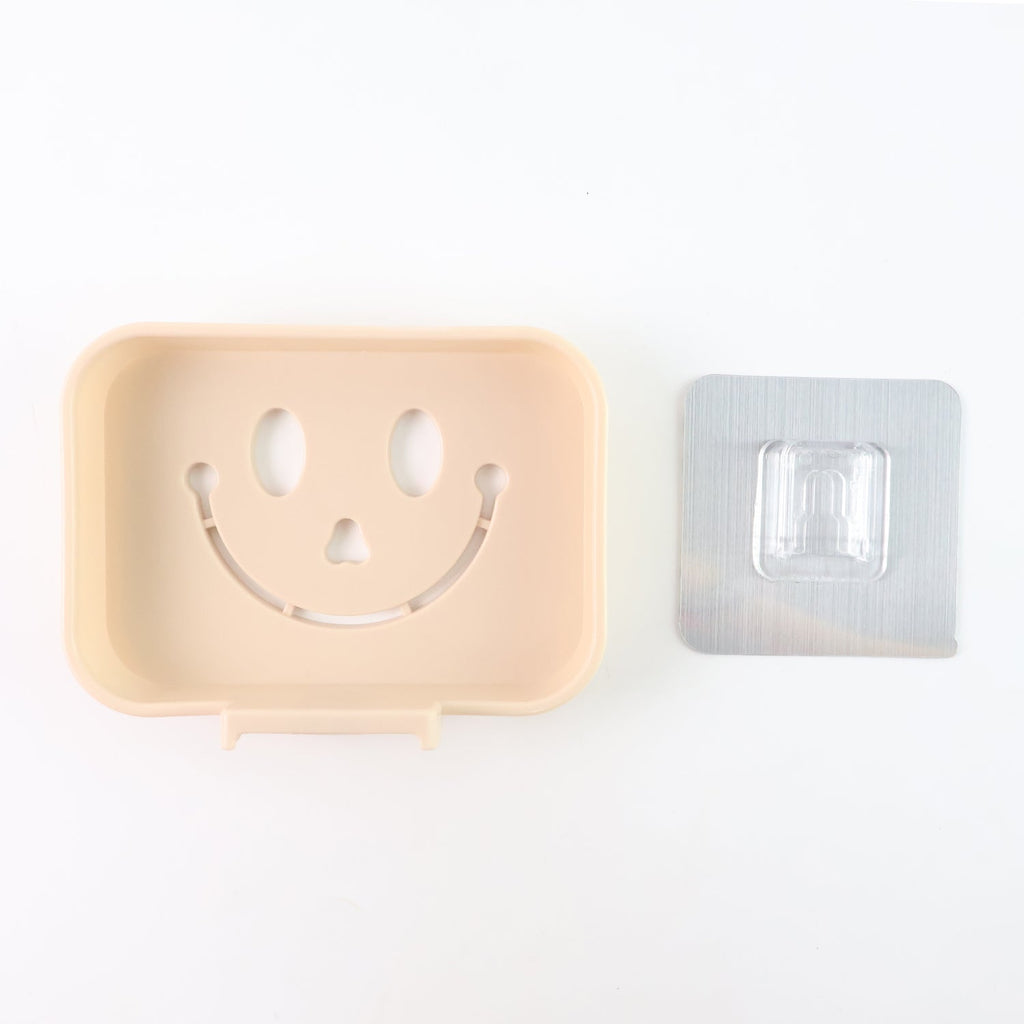 Minimalist self adhesive wall mounted soap dish tray