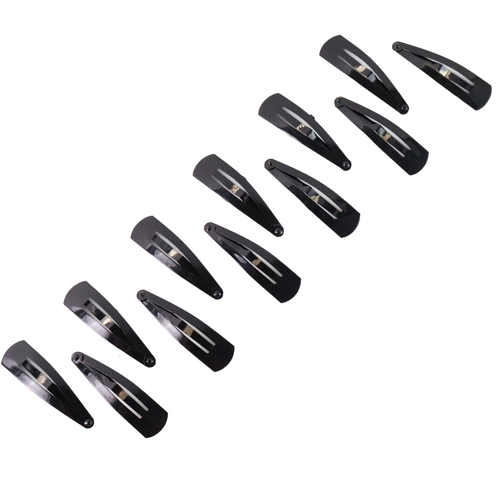 Complete set of 12 versatile Metal Hair Clips for women and girls.