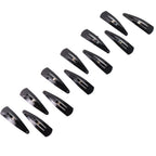 Complete set of 12 versatile Metal Hair Clips for women and girls.