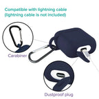 Silicone Wireless Earbuds Case designed to absorb impact and provide superior shock protection.