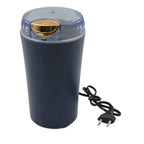 Components of the Coffee Grinder Blender: motor base, grinding cup, and lid.
