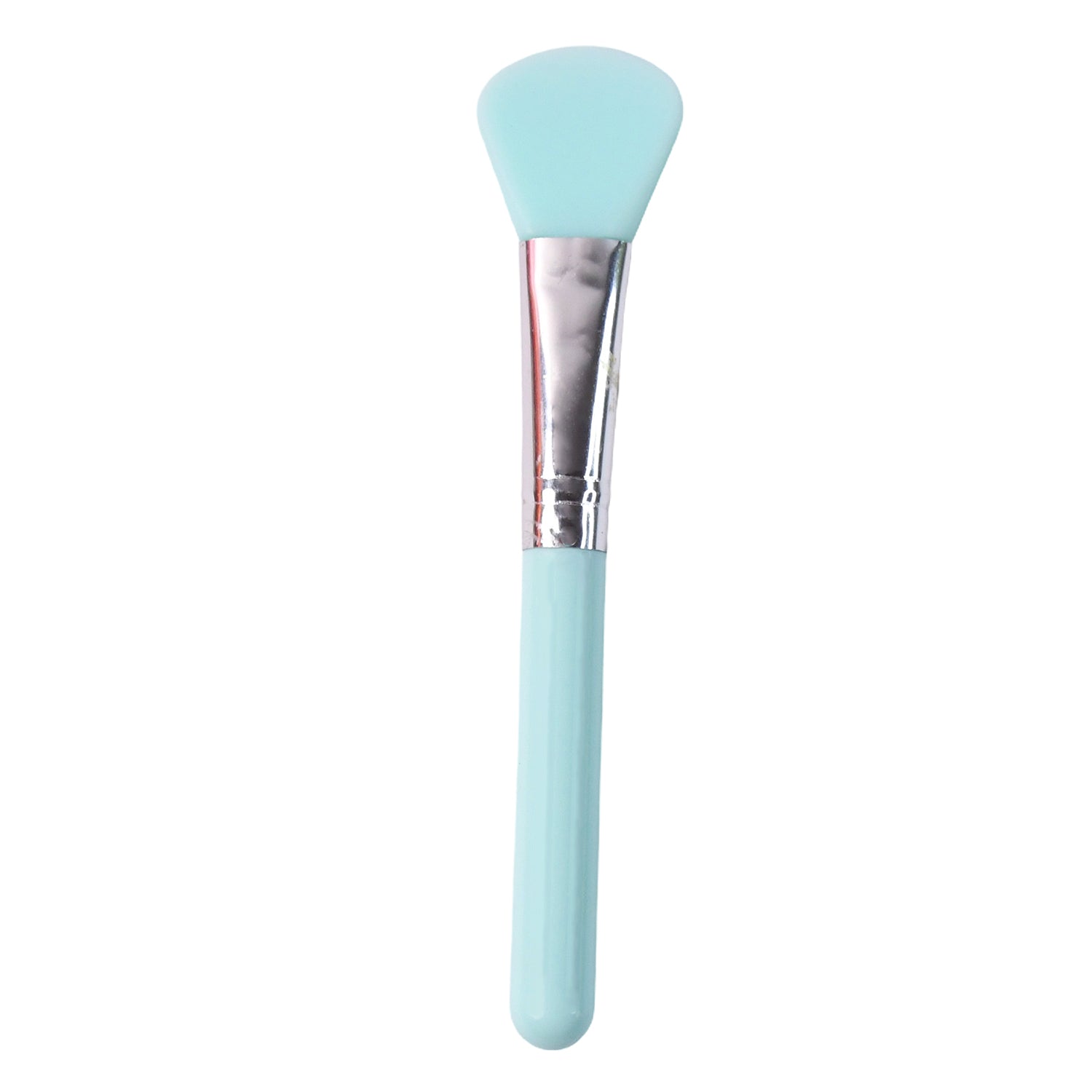 Flexible tip silicone mask applicator brush with ergonomic grip