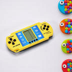 Compact Handheld Video Game console for kids, featuring a classic brick game display and control buttons.