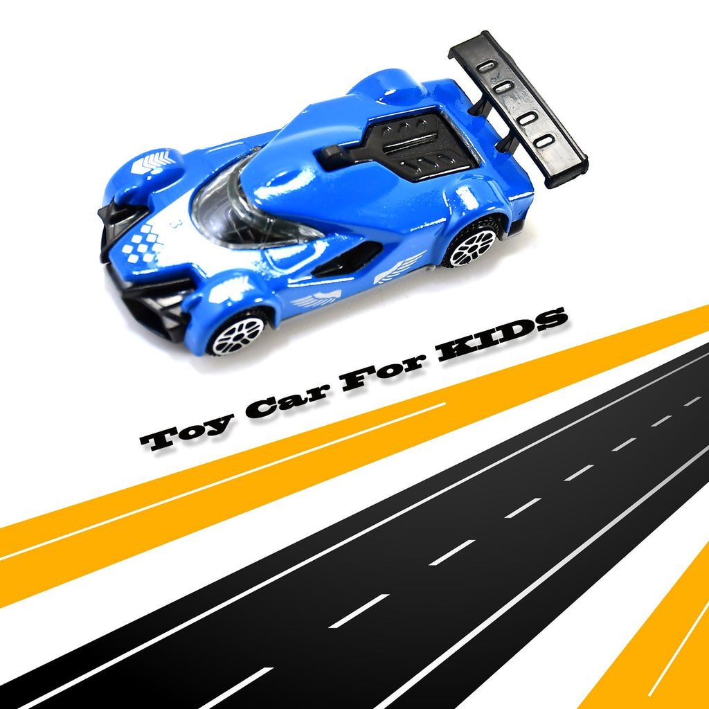 Detailed view of the Die-Cast Street Racer Car's smooth contours and robust design.