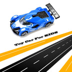 Detailed view of the Die-Cast Street Racer Car's smooth contours and robust design.