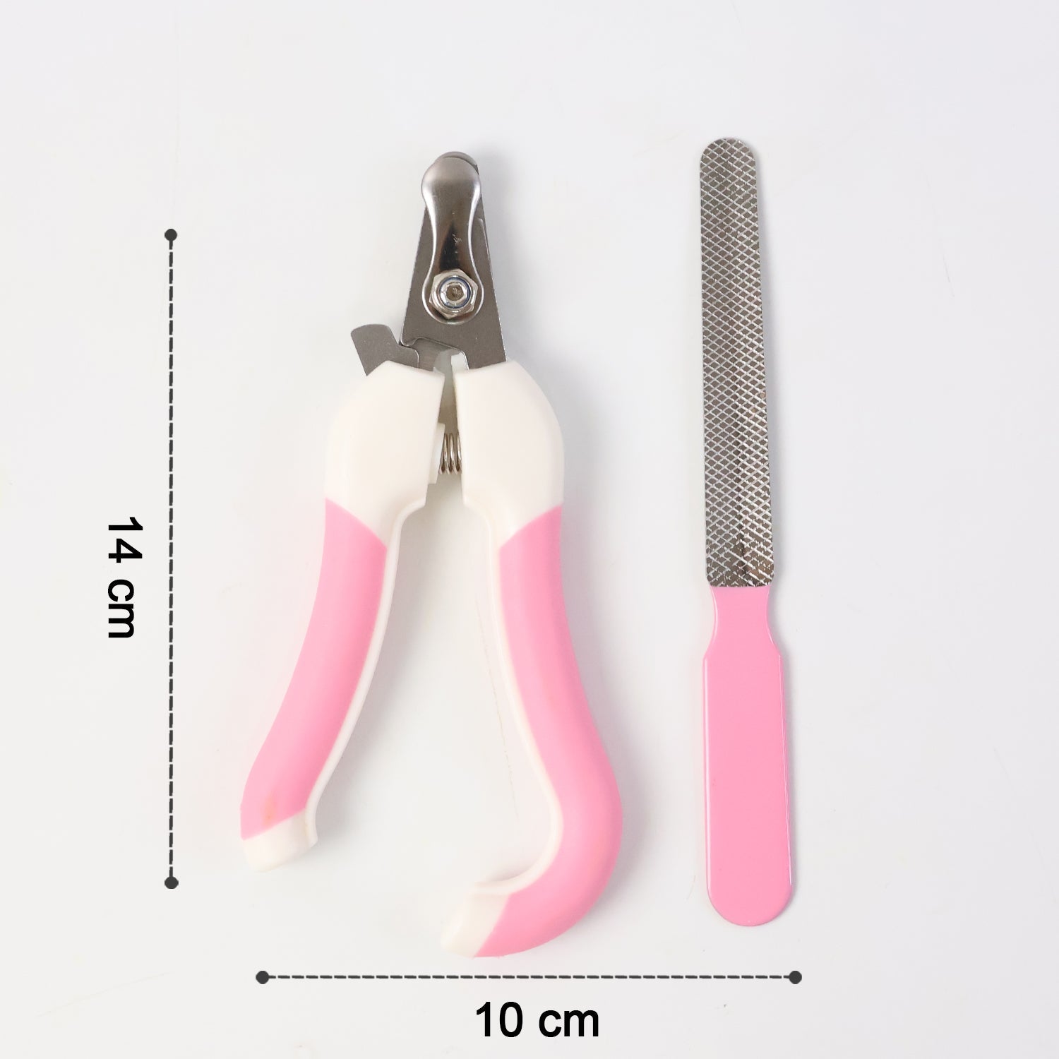 Compact pet nail clipper set for home pet nail care