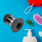 Side view of the Soap Dispensing Dish Brush, showcasing its ergonomic design for kitchen cleaning.