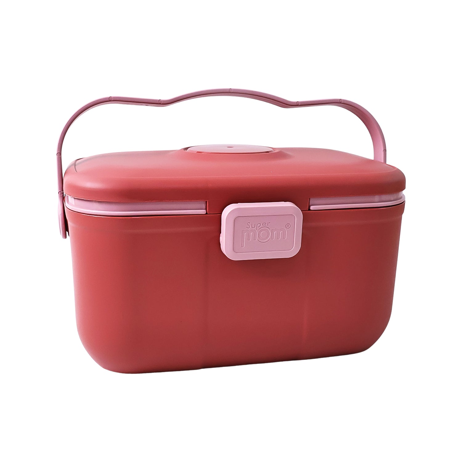Compact multipurpose household storage box made of heavy-duty plastic