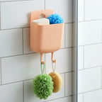 Utility organizer wall mount with hooks for keys and cables