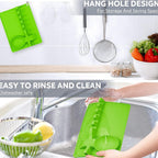 Practical silicone spoon rest for organized kitchen countertops.