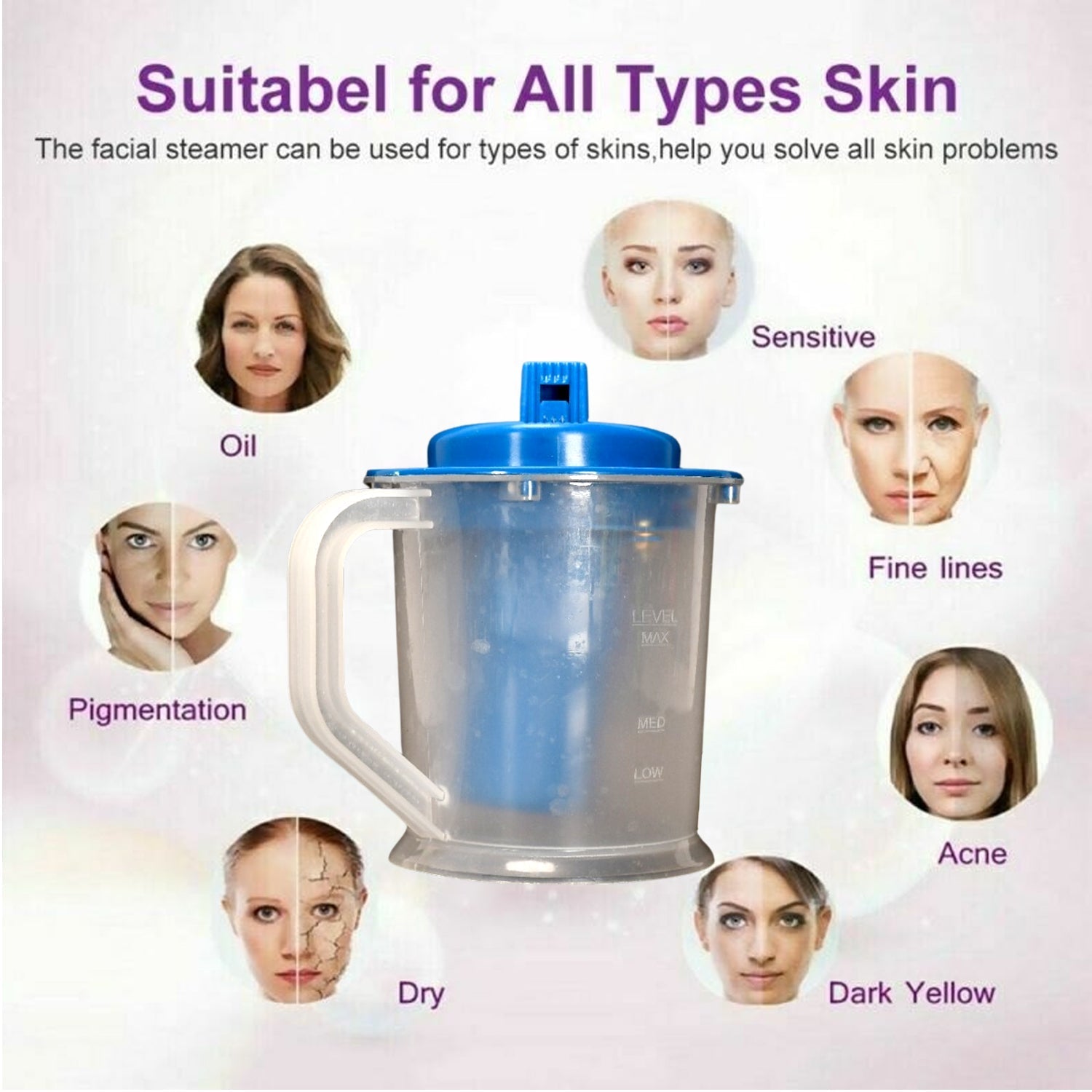 The versatile 3 in 1 Steam Inhaler, offering solutions for various respiratory needs.
