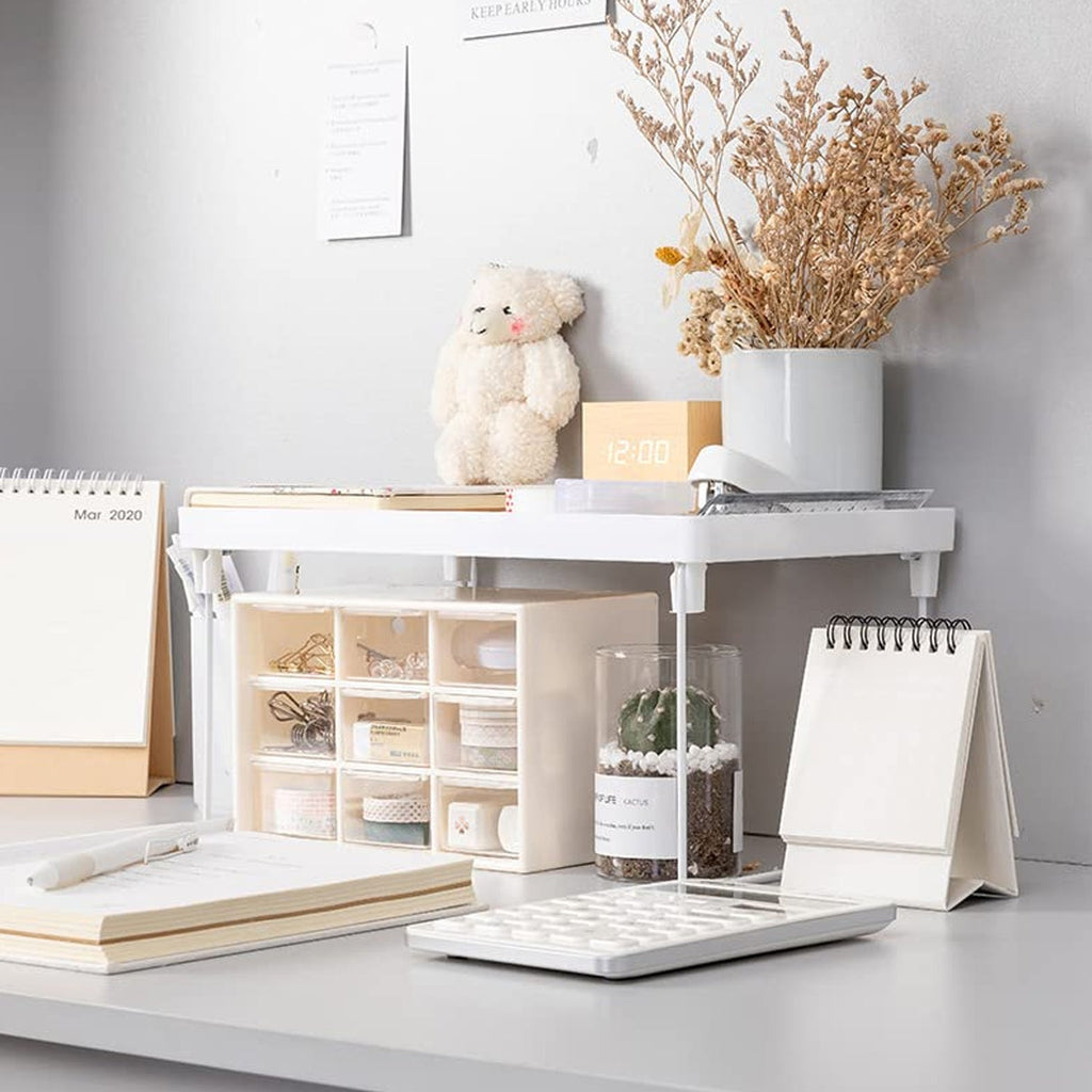 Foldable rack organizer for home storage and decluttering