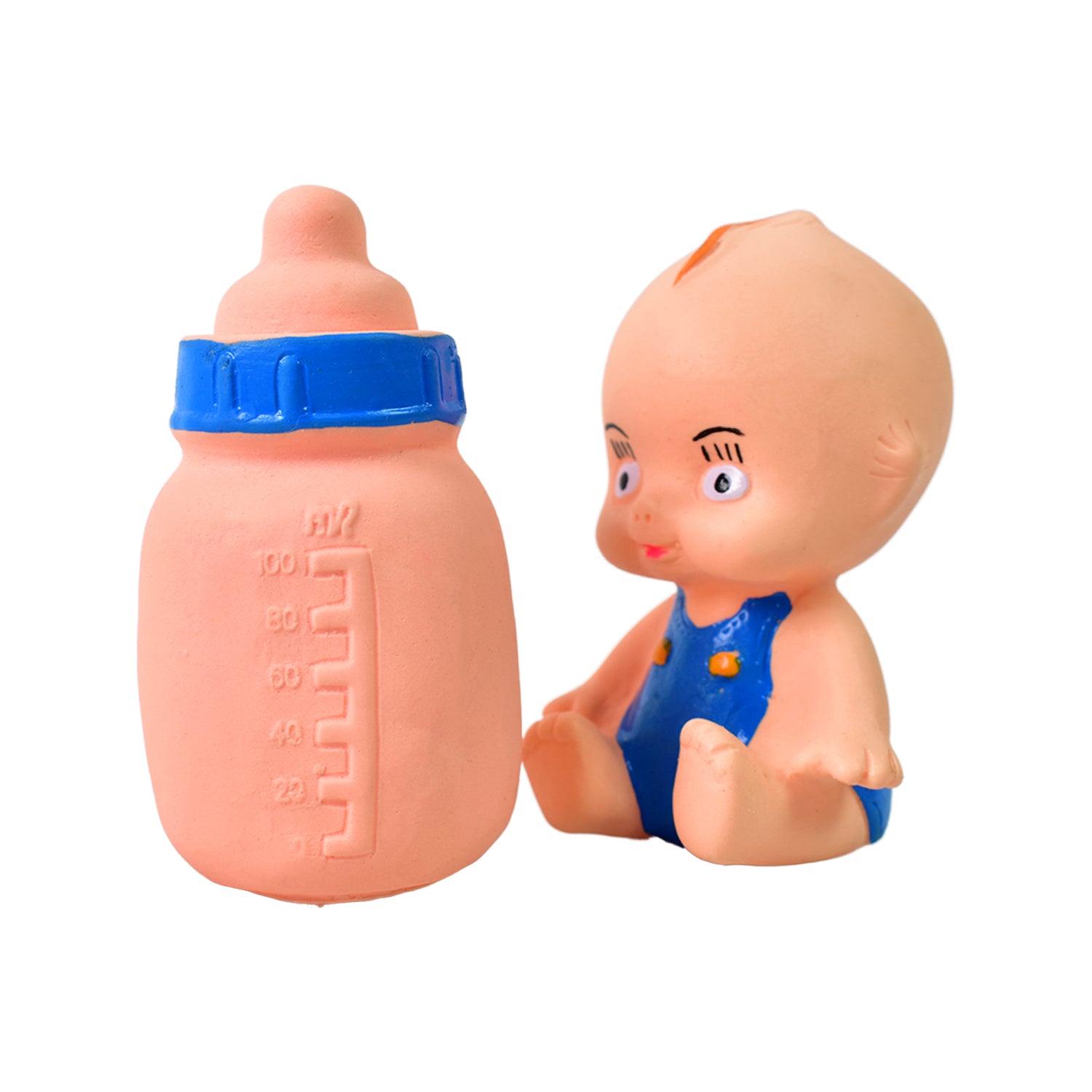 Aditi baby squeeze toys floating playfully in a bath, ideal for water play.